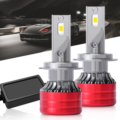 Ampoules de phares LED H7 25 W 2500 lm 6000 K pour voiture SH730776-011