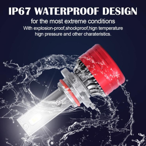 Ampoules de phares LED H11 25 W 2500 lm 6000 K pour voiture SH730898-011