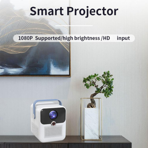 Projecteur portable HD Android CYS2, home cinéma intelligent, 1 Go + 8 Go, Amlogic T950s, prise AU (blanc bleu) SH903A726-013