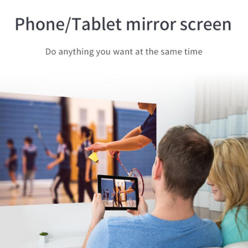 Projecteur portable HD Android CYS2, home cinéma intelligent, 1 Go + 8 Go, Amlogic T950s, (blanc bleu) SH901A1779-013
