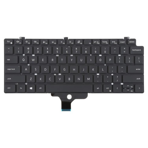 Clavier rétroéclairé pour ordinateur portable Dell LATITUDE P33S 13-7300 7310 (version américaine) (noir) SH301A154-05