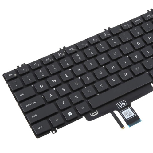 Clavier rétroéclairé pour ordinateur portable Dell Latitude 3540, 5520, 5521, 5530, 5531, 5540 (version américaine) (noir) SH601A1968-05