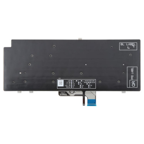 Clavier rétroéclairé pour ordinateur portable Dell Latitude 7340, 7440 et 7640 (version américaine) (noir) SH701A18-05