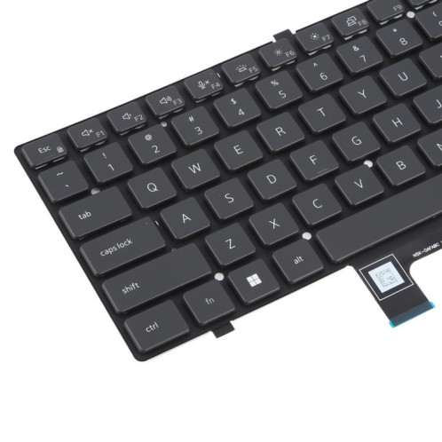 Clavier rétroéclairé pour ordinateur portable Dell Latitude 7340, 7440 et 7640 (version américaine) (noir) SH701A18-05