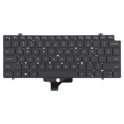 Clavier rétroéclairé pour ordinateur portable Dell Latitude 7410 7410 2 en 1 P131G P119G (version américaine) (noir) SH901A831-05