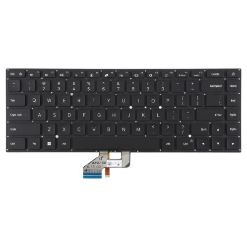 Clavier rétroéclairé pour ordinateur portable Xiaomi Redmi Book 16 (2024, 2025, Z3725), version américaine (noir) SH401A106-05