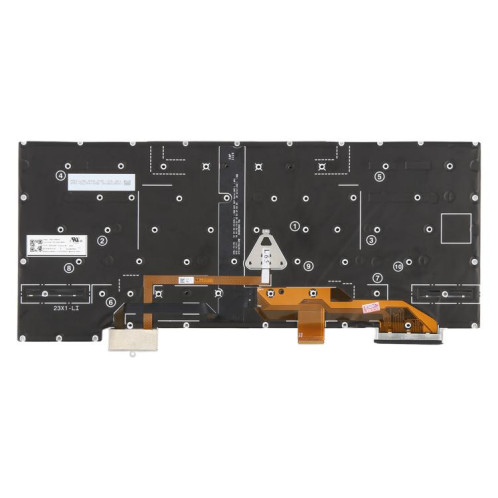 Clavier rétroéclairé pour ordinateur portable Lenovo ThinkPad X1C X1 Carbon Gen12 2024 (version américaine) (noir) SH701A189-05