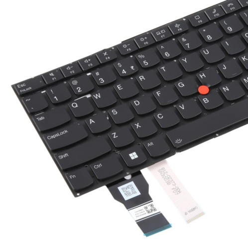 Clavier rétroéclairé pour ordinateur portable Lenovo ThinkPad T14s Gen 2 P1 GEN4 X1 Extreme Gen4 (version américaine) (noir) SH201A1958-05