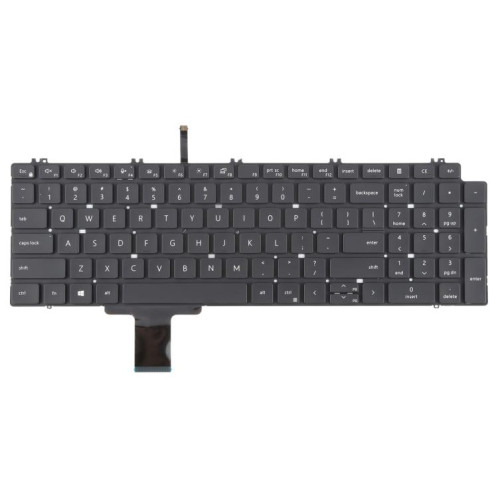 Clavier d'ordinateur portable version américaine pour Dell Precision 7550 7750 7560 7760 (noir) SH501A1989-05