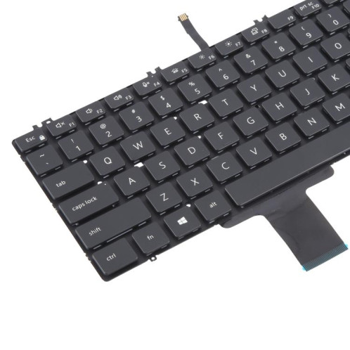 Clavier d'ordinateur portable version américaine pour Dell Precision 7550 7750 7560 7760 (noir) SH501A1989-05