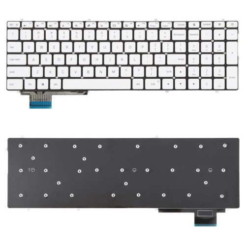 Clavier américain pour ordinateur portable Xiaomi Mi RUBY MX110 TM1802 TM1709 TM1705 AA/AC/AD/AF/AG (blanc) SH801A631-05