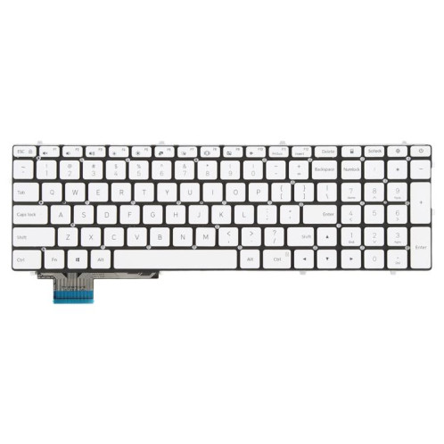Clavier américain pour ordinateur portable Xiaomi Mi RUBY MX110 TM1802 TM1709 TM1705 AA/AC/AD/AF/AG (blanc) SH801A631-05
