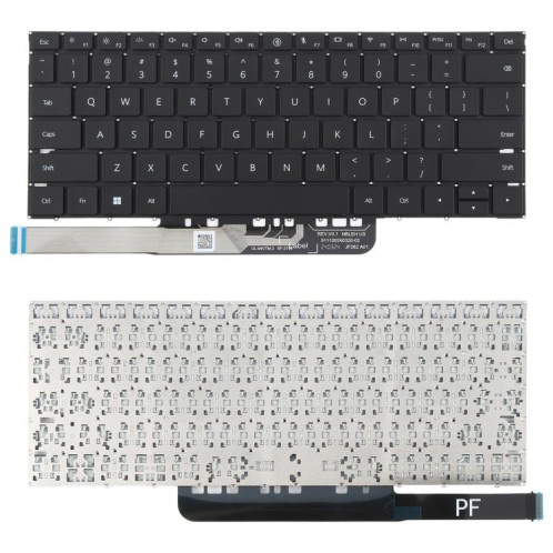Clavier d'ordinateur portable version américaine pour Huawei Matebook D14 D15 2023 MDF-16 MDG-16 MDG-24 FLMH-16 FLMH-32 (noir) SH001A986-05