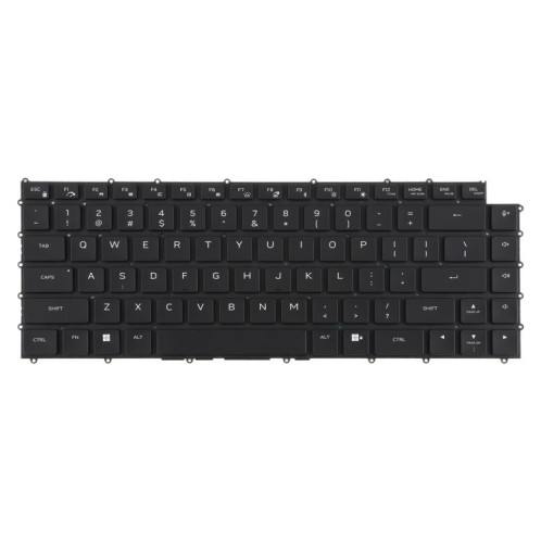 Clavier mécanique rétroéclairé RVB pour ordinateur portable Dell M16 R1 X16 R1 R2 W0X5N5 (version américaine) (noir) SH301A146-05