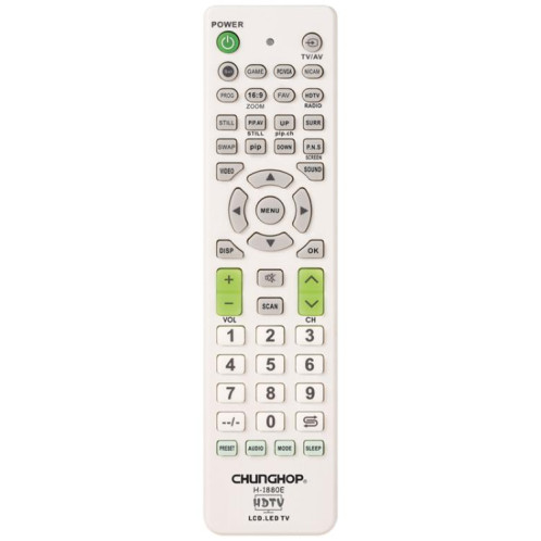 Télécommande CHUNGHOP H-1880E pour téléviseur HD LCD LED SC01331870-04