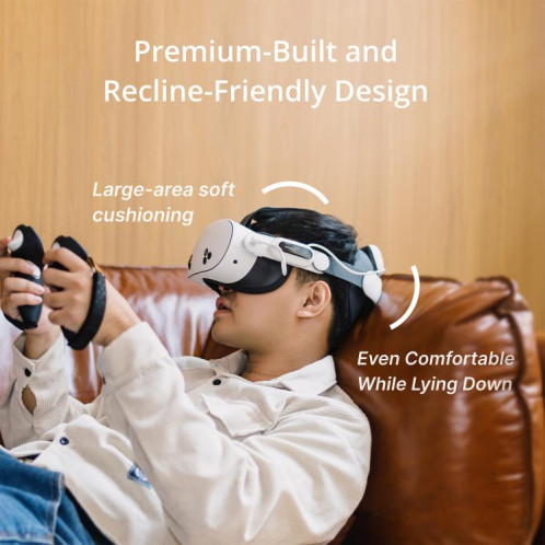 Sangle de tête VR BOBOVR E3 Pro pour Meta Quest 3S/3 avec batterie B100 SH01671496-06