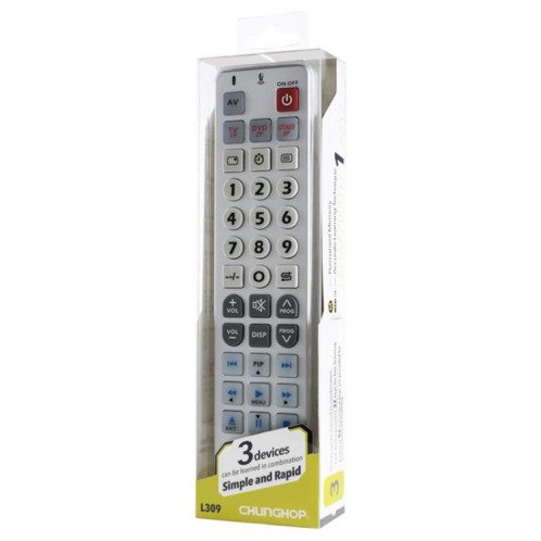 Télécommande universelle d'apprentissage infrarouge CHUNGHOP L309 SC0192195-06