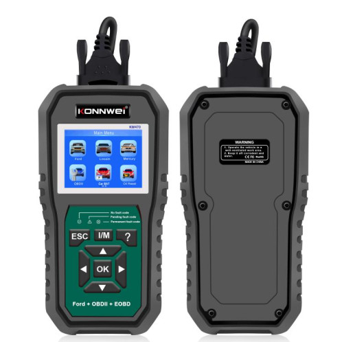 Outil de diagnostic de panne OBD2 pour voiture KONNWEI KW470, écran couleur 2,8 pouces, pour Ford (noir et vert) SK101A648-043
