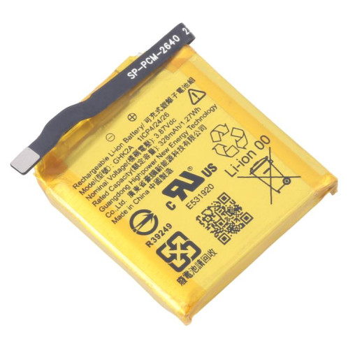 Batterie de remplacement 328 mAh pour Fitbit GHK2A SH01011224-04