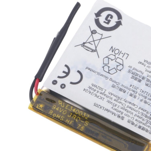 Batterie de remplacement 390 mAh pour OPPO/Realme Watch 2 Pro LX205 RMA2006 SH04111563-04