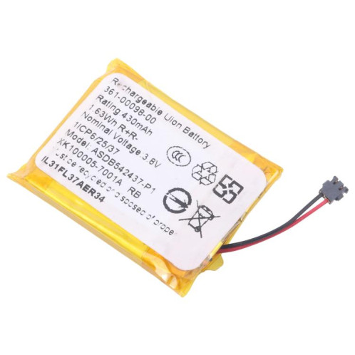 Batterie de remplacement 500 mAh pour Garmin Fenix ​​5X / 5s Plus 361-00098-00 SH1201852-04