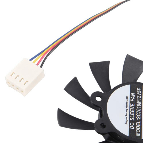 Pour ventilateur de refroidissement SEEWO SC7010M12VSF DC12V 0,18A 4 broches SH04261790-04