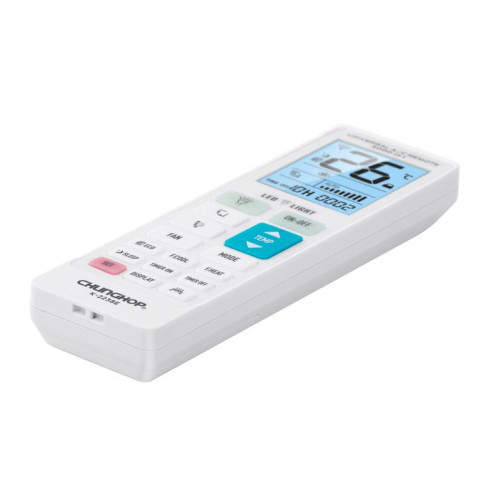 Télécommande universelle pour climatiseur CHUNGHOP K-2238E avec fonction d'apprentissage SC1724287-04