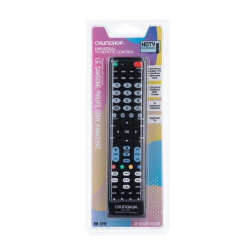 Télécommande pour téléviseur LED/LCD CHUNGHOP RM-519E SC1736299-04