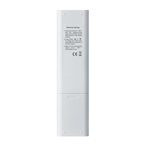 Télécommande universelle pour climatiseur CHUNGHOP K-2098E avec lampe torche et rétroéclairage LCD SC1741243-04