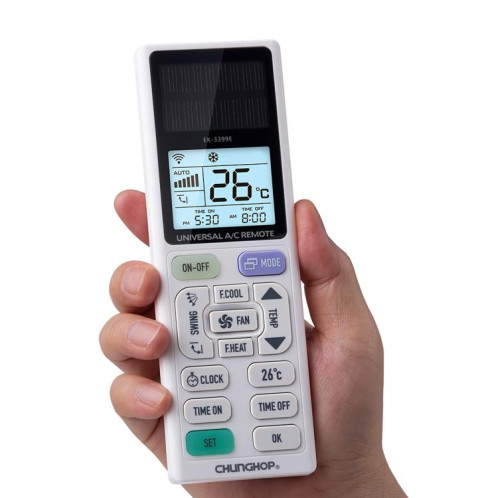 Télécommande universelle optoélectronique pour climatiseur CHUNGHOP EK-3399ES avec rétroéclairage LCD SC17581265-04