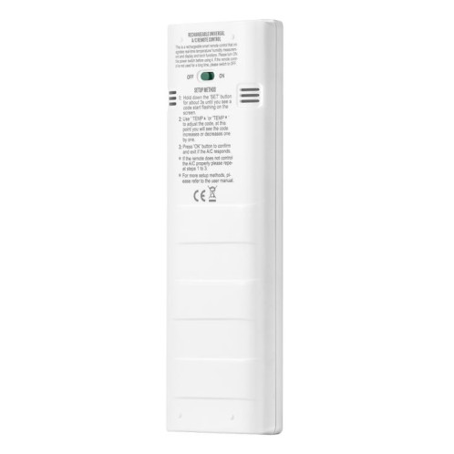 Télécommande universelle pour climatiseur CHUNGHOP K-3308E avec lampe torche et rétroéclairage LCD SC17701875-05