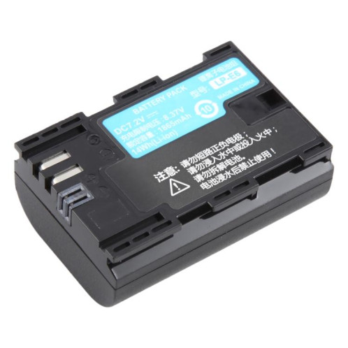 Batterie LP-E6 1865 mAh pour Canon 5D2 / 5D3 / 6D / 6D II / 7D2 / 70D / 80D / 90D SH2124406-05