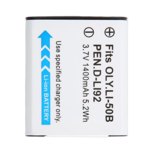 Batterie LI-50B 1400 mAh pour appareils photo Olympus SZ10 / SZ11 / SZ12 / SZ14 / SZ15 SH2136172-04