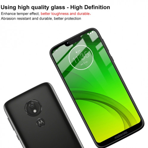 Pour Motorola Moto G7 Power (Version eurasienne) Film en verre trempé plein écran IMAK Pro + série 9H SI56021454-07