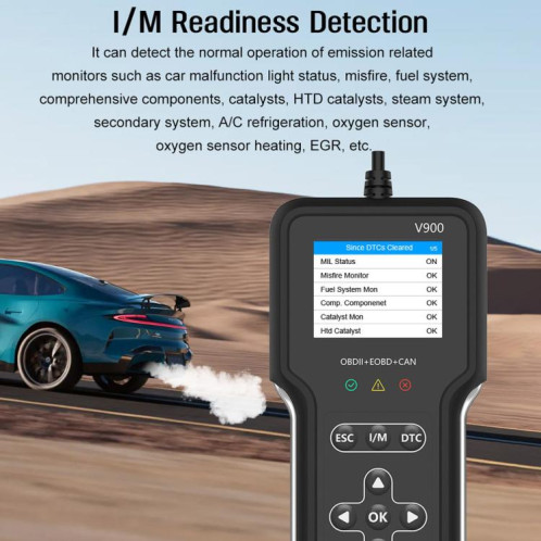 Outil de diagnostic de transmission de moteur de voiture V900, détecteur de défauts de voiture (noir) SH301A176-013