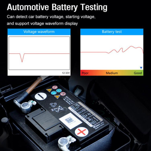 Outil de diagnostic de transmission de moteur de voiture V900, détecteur de défauts de voiture (noir) SH301A176-013