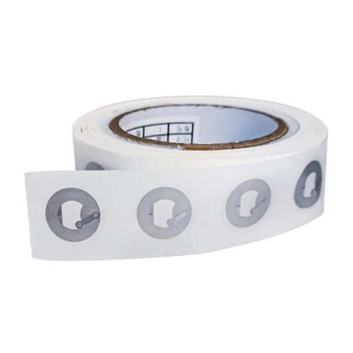 Étiquettes autocollantes NFC avec puce NTAG213 Étiquettes RFID HF Papier couché Rond 25 mm 50 pcs SR6419874-07