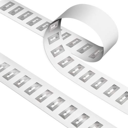 Étiquettes NFC autocollantes avec puce NTAG213 Étiquettes RFID HF Papier couché 10 x 20 mm SR64201273-07
