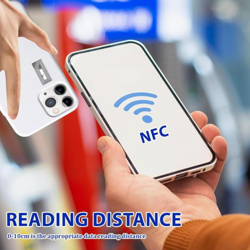 Étiquettes NFC autocollantes avec puce NTAG213 Étiquettes RFID HF Papier couché 10 x 20 mm SR64201273-07