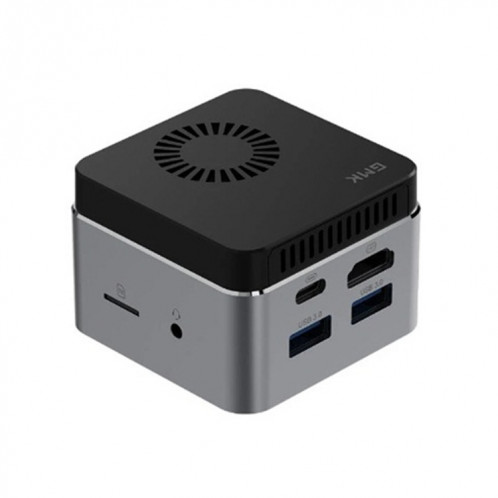 Mini PC système GMK NucBox Windows 10, Intel Celeron J4125 Quad Core 64bit 14nm 2GHz-2.7GHz, prise en charge WiFi et Bluetooth et RJ45, 8 Go + 128 Go, SH24011760-029