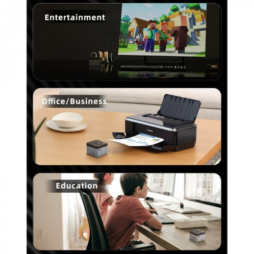 Mini PC système GMK NucBox Windows 10, Intel Celeron J4125 Quad Core 64bit 14nm 2GHz-2.7GHz, prise en charge WiFi et Bluetooth et RJ45, 8 Go + 128 Go, SH24011760-029