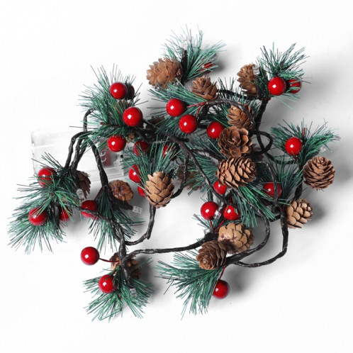 Aiguilles de pin de noël longueur de lampe de style de mise à niveau de cône de pin clair coloré longueur: 2m SH8868702-05