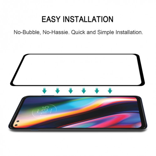 Pour Motorola Moto G 5G Plus Full Glue Film en verre trempé plein écran SH91011742-08
