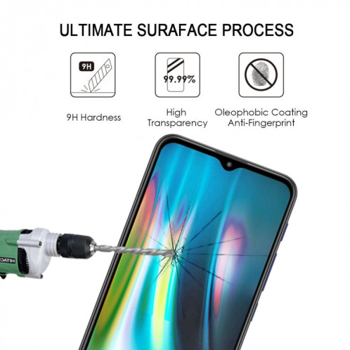 Pour Motorola Moto G9 Play 25 PCS Full Glue Film en verre trempé plein écran SH93031863-07