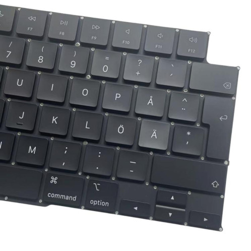 Clavier suédois pour MacBook Pro 14,2 pouces A3185 (version Royaume-Uni avec touches Entrée larges) SH7004864-05