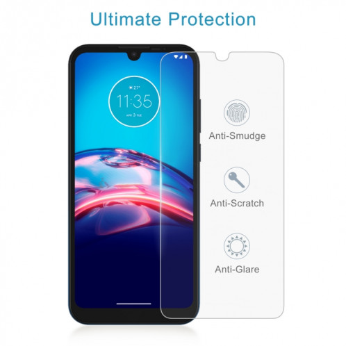 Pour Motorola Moto E (2020) 10 PCS 0.26mm 9H 2.5D Film en verre trempé SH45141378-09