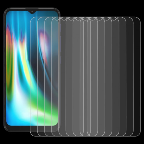 Pour Motorola Moto G9 Play 10 PCS 0.26mm 9H 2.5D Film en verre trempé SH4515892-09
