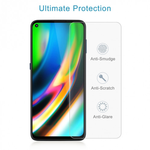 Pour Motorola Moto G9 Plus 10 PCS 0.26mm 9H 2.5D Film en verre trempé SH4516726-09