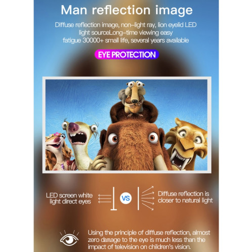 J9 1920x1080P 15 ANSI Mini projecteur numérique HD pour cinéma maison portable, version de base, prise AU (jaune blanc) SH404A762-020