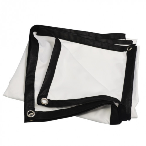 Rideau de film de projecteur en polyester haute densité pliable simple, taille : 100 pouces (16:9) zone de projection : 221 x 125 cm SH24061475-013